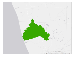 Map of White Lake area watershed