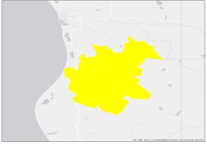 Map of Pentwater River watershed