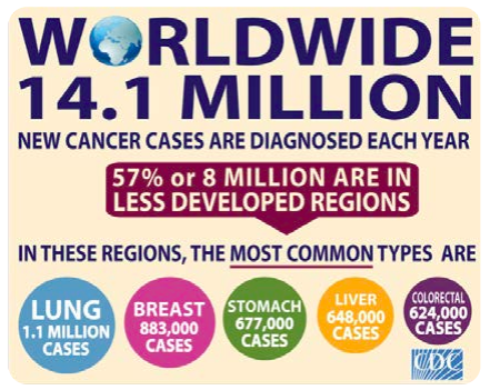 Cancer prevalence infographic