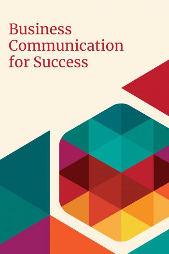 Cover image for Business Communication for Success: GVSU Edition